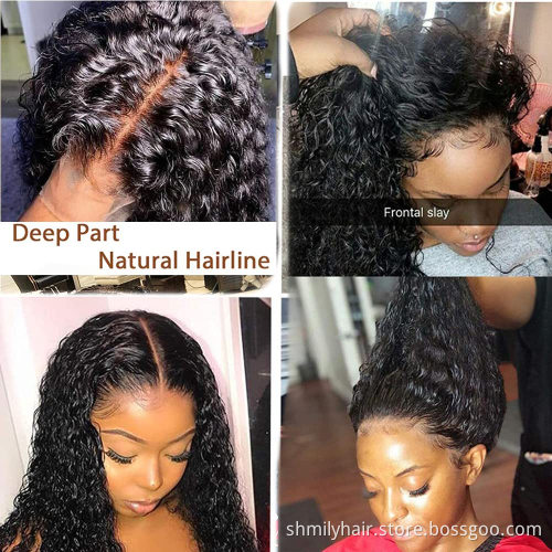 Wholesale Jerry Curl Full Lace Human Hair Wigs For Black Women Full Lace Wig Virgin Hair HD Lace Front Wig Human Hair Extensions